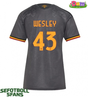 AS Roma Wesley Franca #43 Tredje Tröja Kvinnor 2026-27 Kortärmad